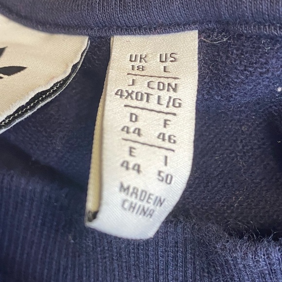 Adidas Originals XBYO Navy Sweatshirt by S. Nakamura - Size Large -EUC - Picture 10 of 11